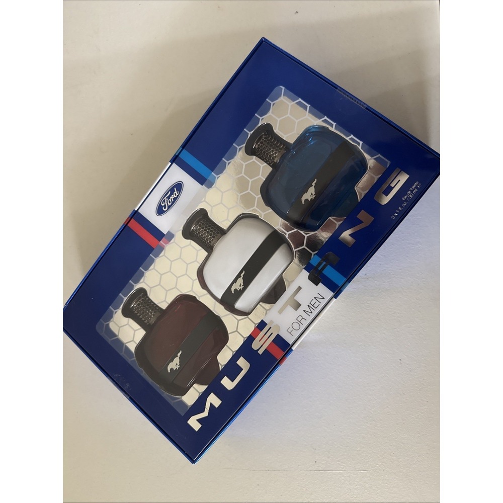 Vintage Mustang for Men 3-Piece Eau de Toilette Coffret / Variety Gift Set - Picture 4 of 4